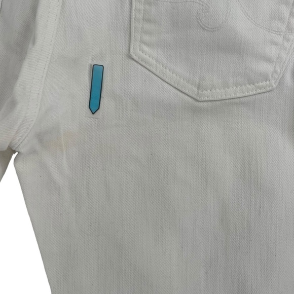 AG Adriano Goldschmied White The Stevie Ankle Slim Jeans Size 27 Women’s - Picture 6 of 6